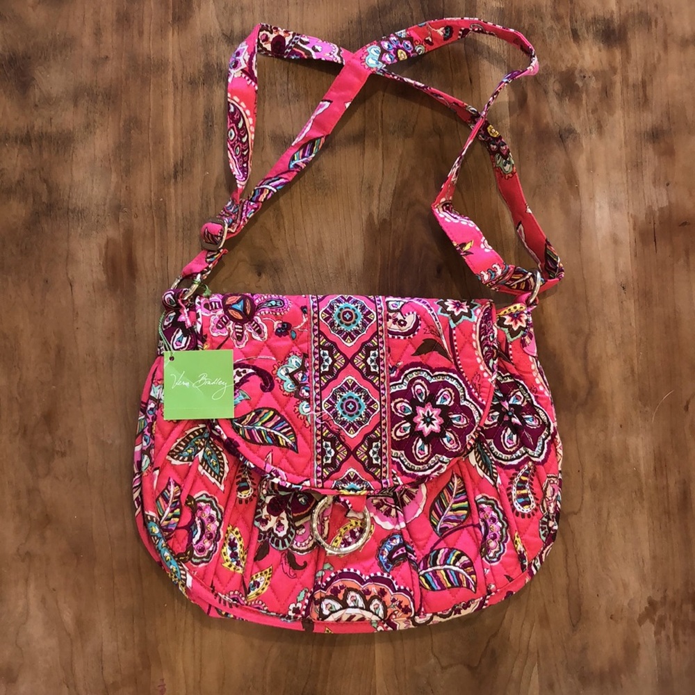 NWT- saddle up crossbody- call me coral